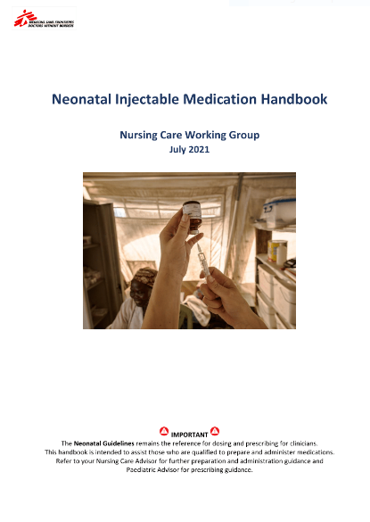 Neonatal Injectable Medication Handbook